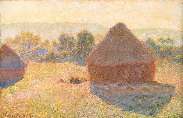 Claude Monet Meules, milieu du jour